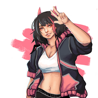 girl (business card mascot)