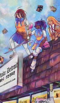 Otaku Detroit art banner